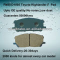 Toyota Highlander disco freno delantero D1005